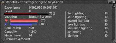 Signature for player Baneful