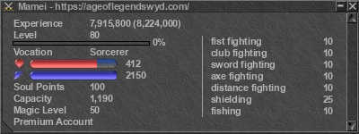 Signature for player Mamei