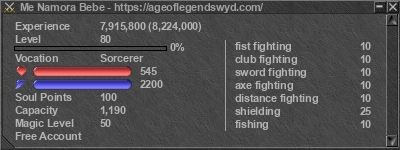 Signature for player Me Namora Bebe