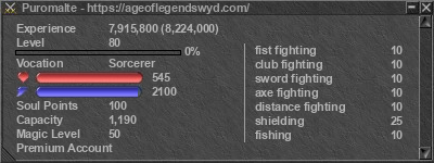 Signature for player Puromalte