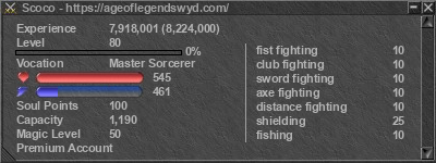 Signature for player Scoco