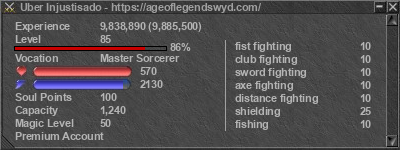 Signature for player Uber Injustisado